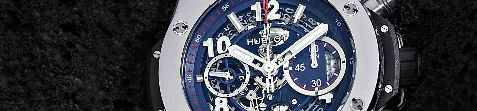 宇舶Big Bang Unico尊爵藍計時碼錶系列鈦金藍陶瓷錶圈款