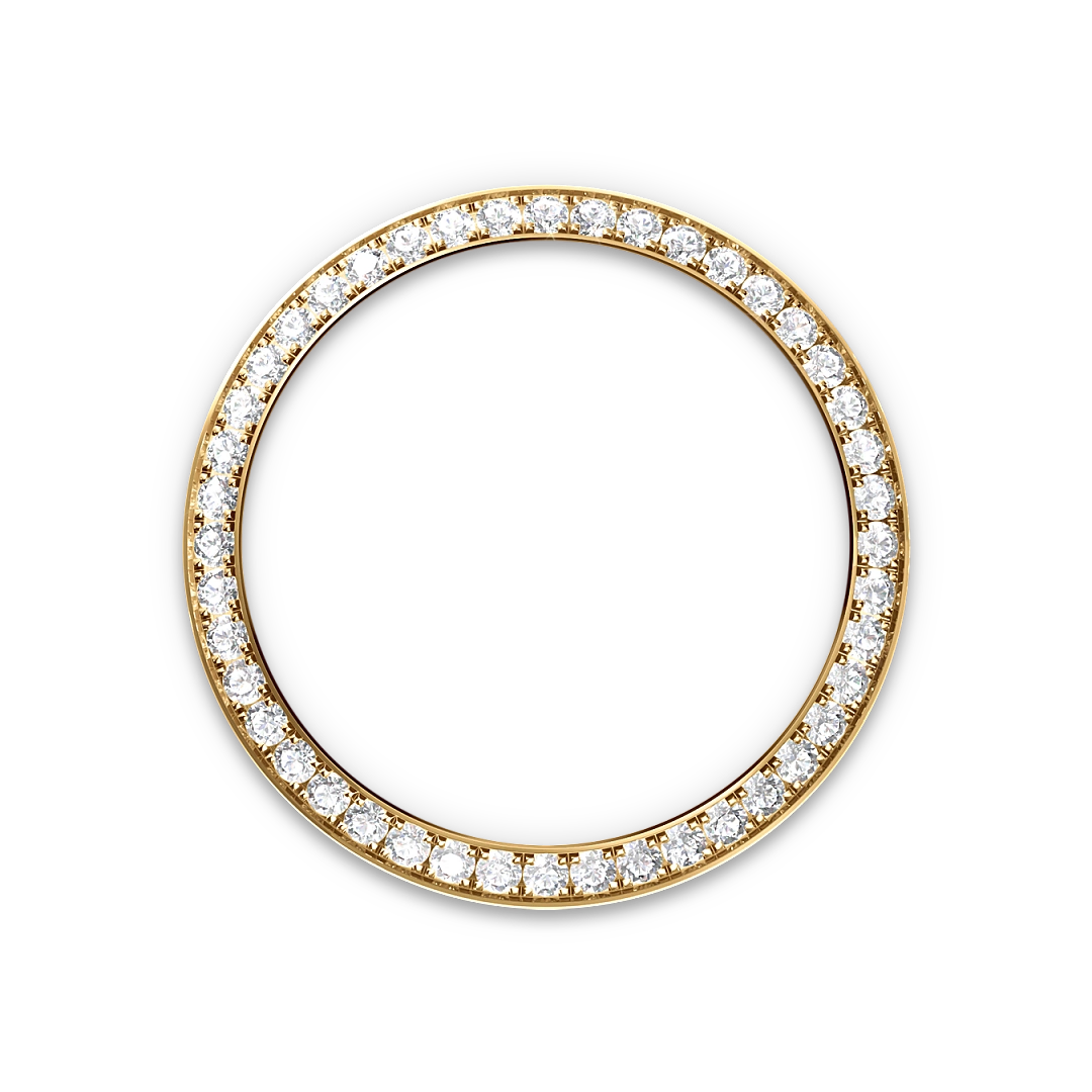 Rolex Lady-Datejust腕錶18K黃金，錶殼兩側及錶耳鑲鑽石款，M279458RBR-0001 - 慎昌鐘錶