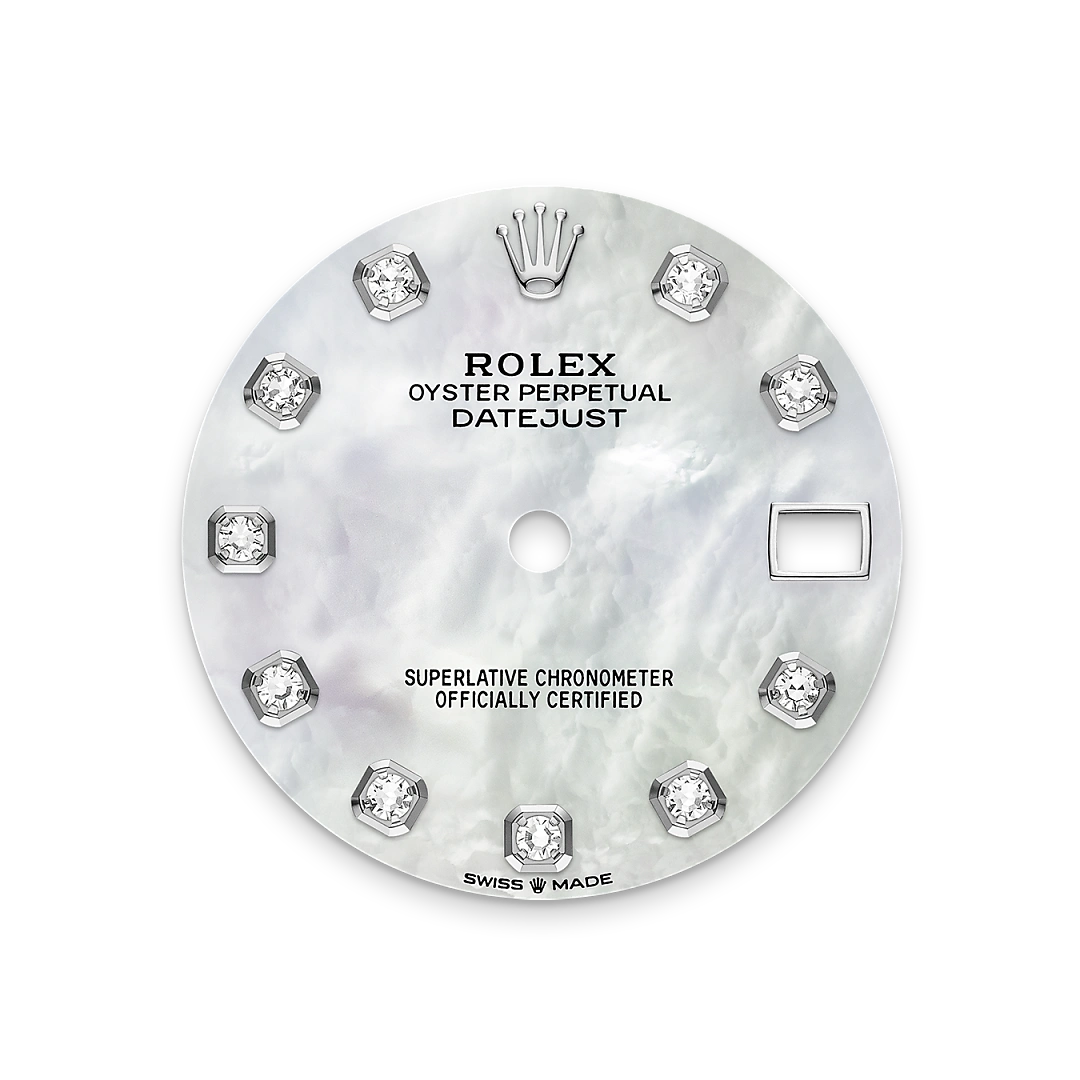 Rolex Datejust 31腕錶白色黃金鋼（蠔式鋼與白色黃金的組合）款，M278384RBR-0008 - 慎昌鐘錶