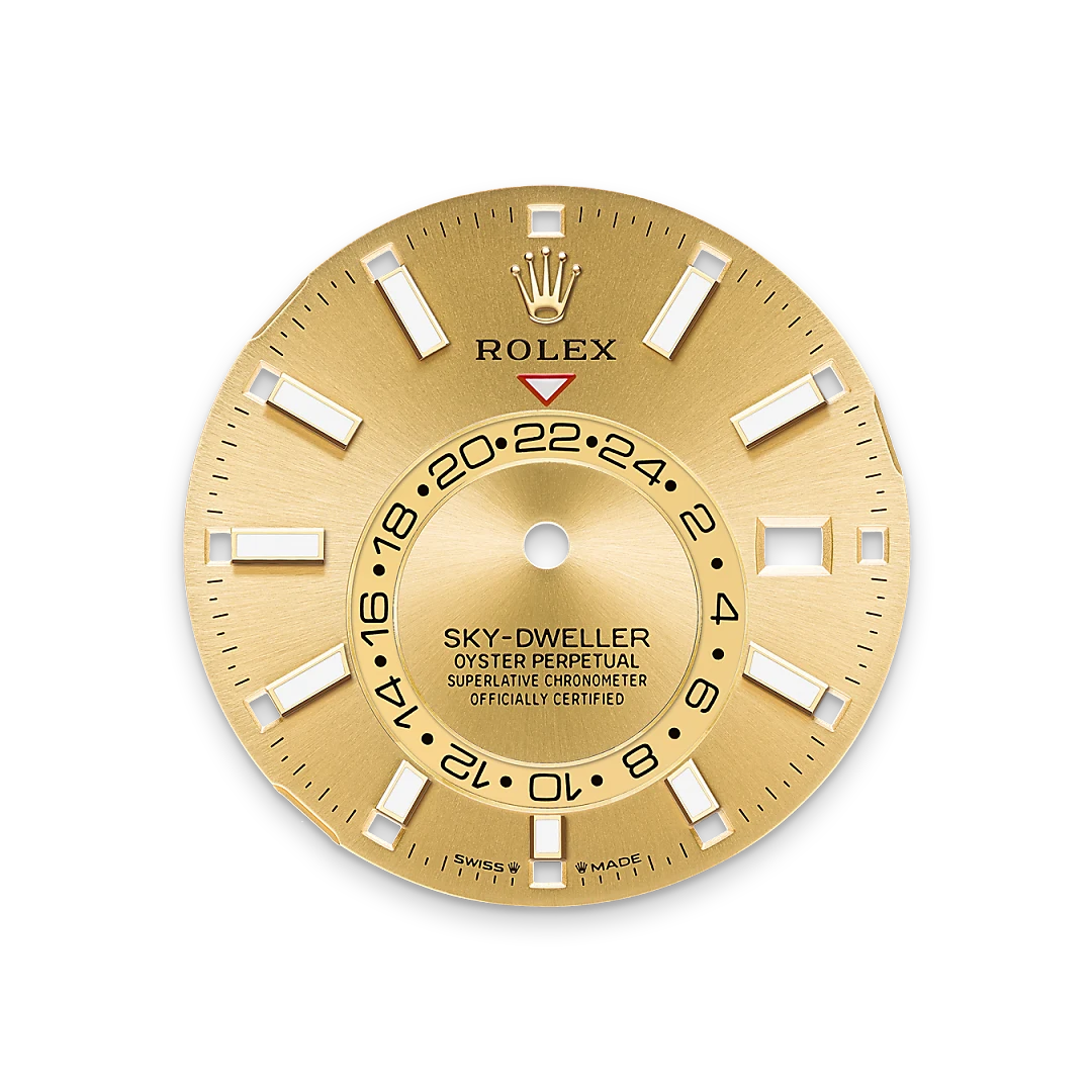 Rolex Sky-Dweller腕錶黃金鋼（蠔式鋼與黃金的組合）款，M336933-0001 - 慎昌鐘錶