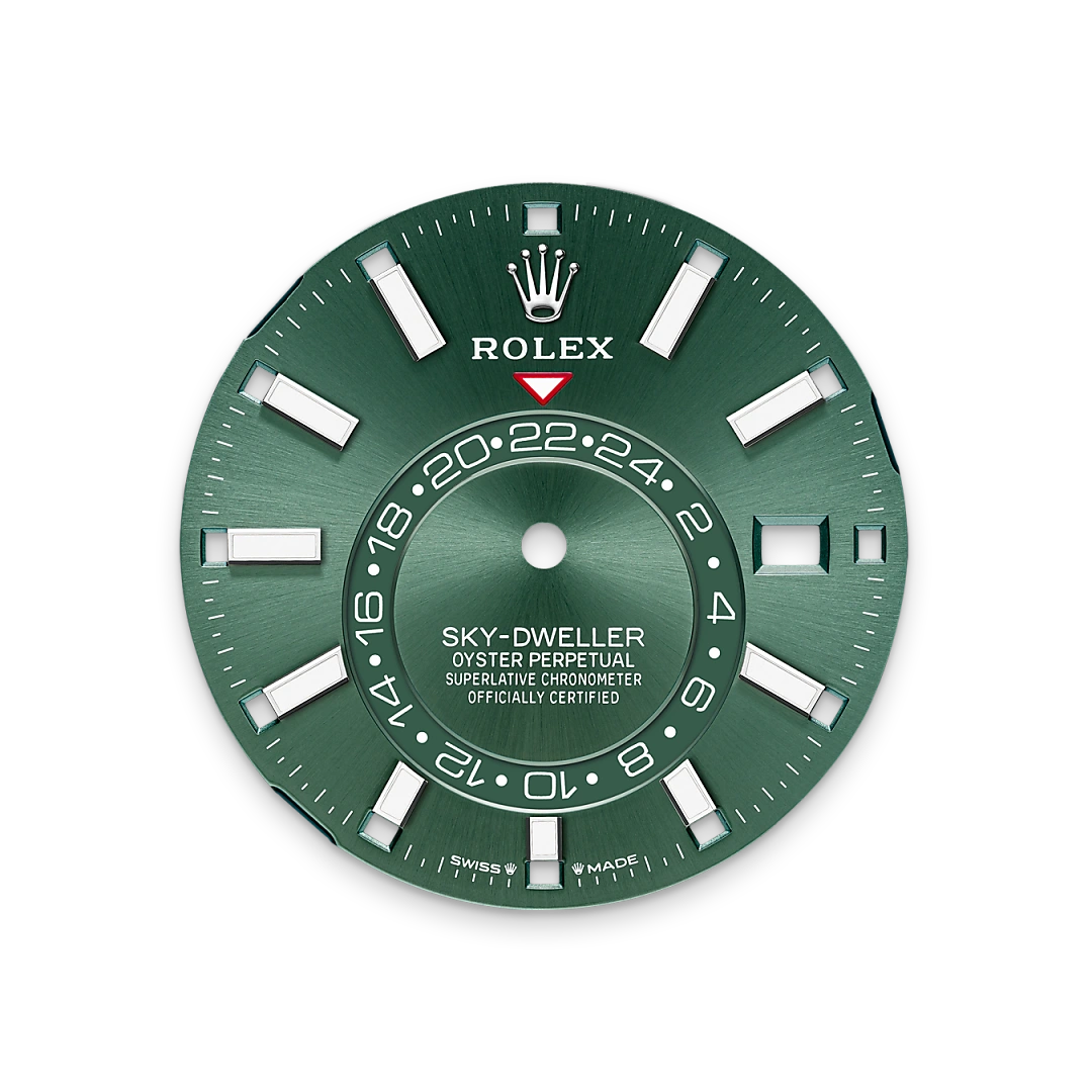Rolex Sky-Dweller腕錶白色黃金鋼（蠔式鋼與白色黃金的組合）款，M336934-0002 - 慎昌鐘錶