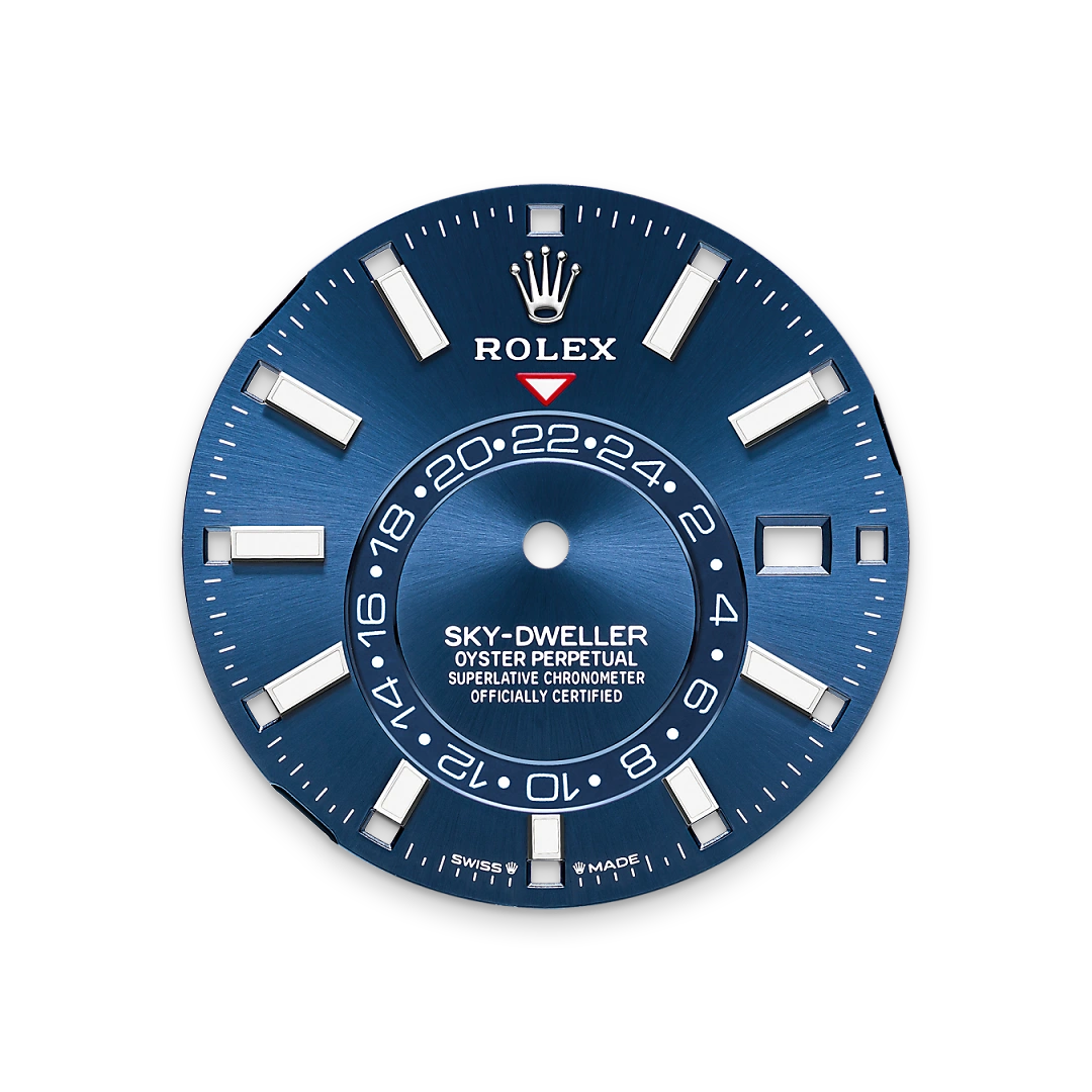 Rolex Sky-Dweller腕錶白色黃金鋼（蠔式鋼與白色黃金的組合）款，M336934-0005 - 慎昌鐘錶