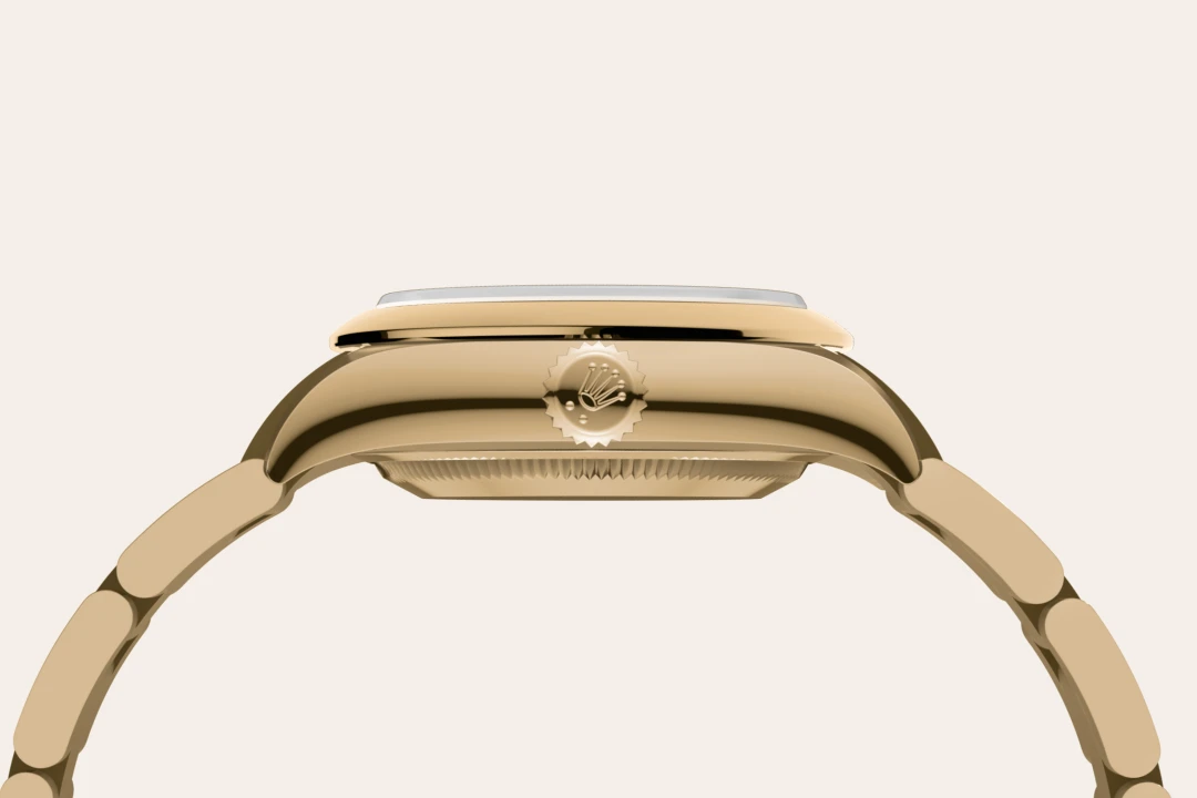 Rolex Oyster Perpetual 28腕錶18K黃金款，M276208-0002 - 慎昌鐘錶