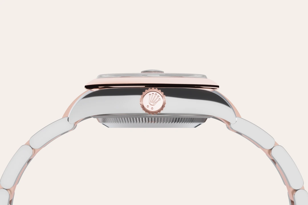 Rolex Lady-Datejust腕錶永恒玫瑰金鋼（蠔式鋼與永恒玫瑰金的組合）款，M279161-0010 - 慎昌鐘錶