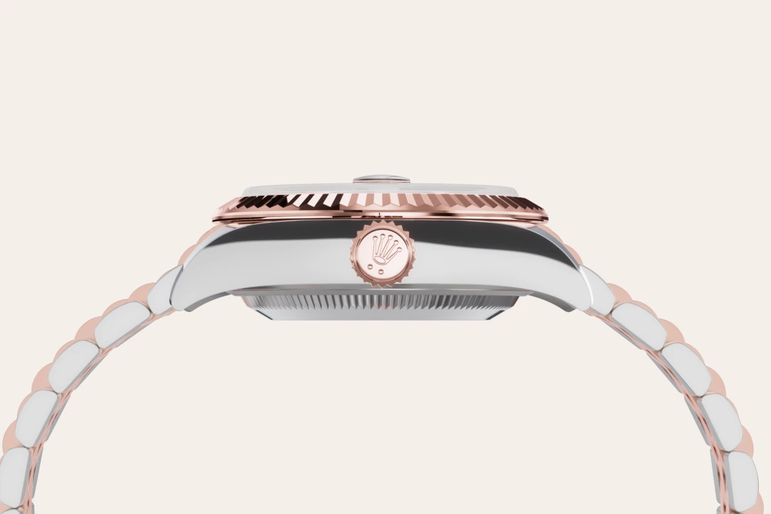 Rolex Lady-Datejust腕錶永恒玫瑰金鋼（蠔式鋼與永恒玫瑰金的組合）款，M279171-0021 - 慎昌鐘錶