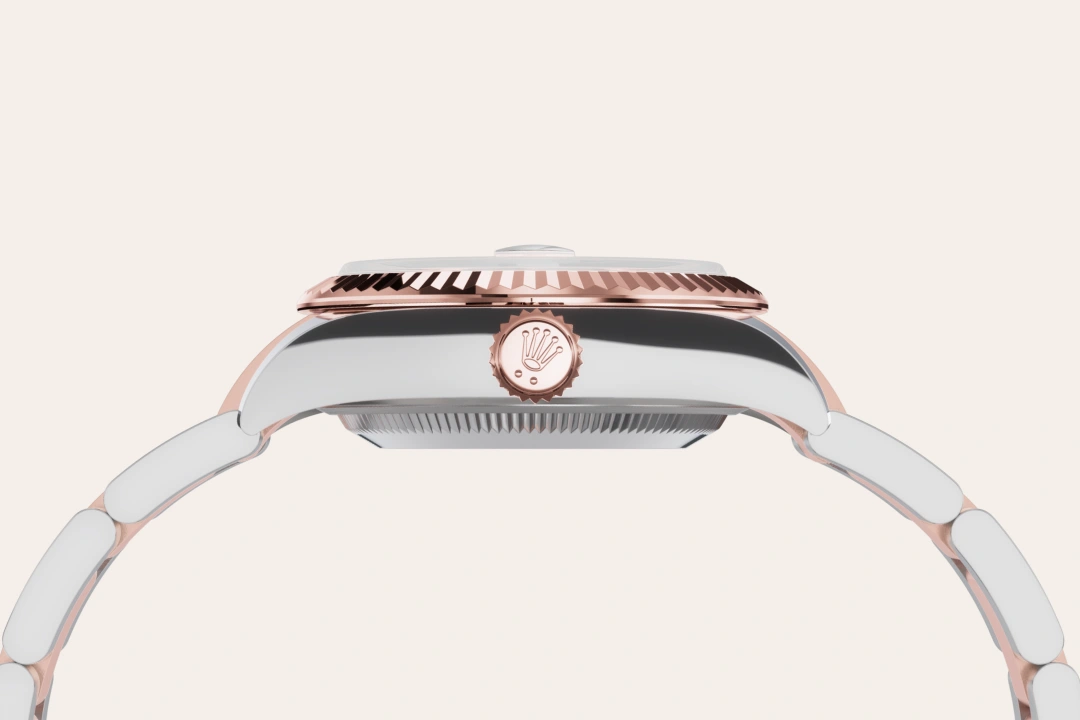 Rolex Lady-Datejust腕錶永恒玫瑰金鋼（蠔式鋼與永恒玫瑰金的組合）款，M279171-0028 - 慎昌鐘錶