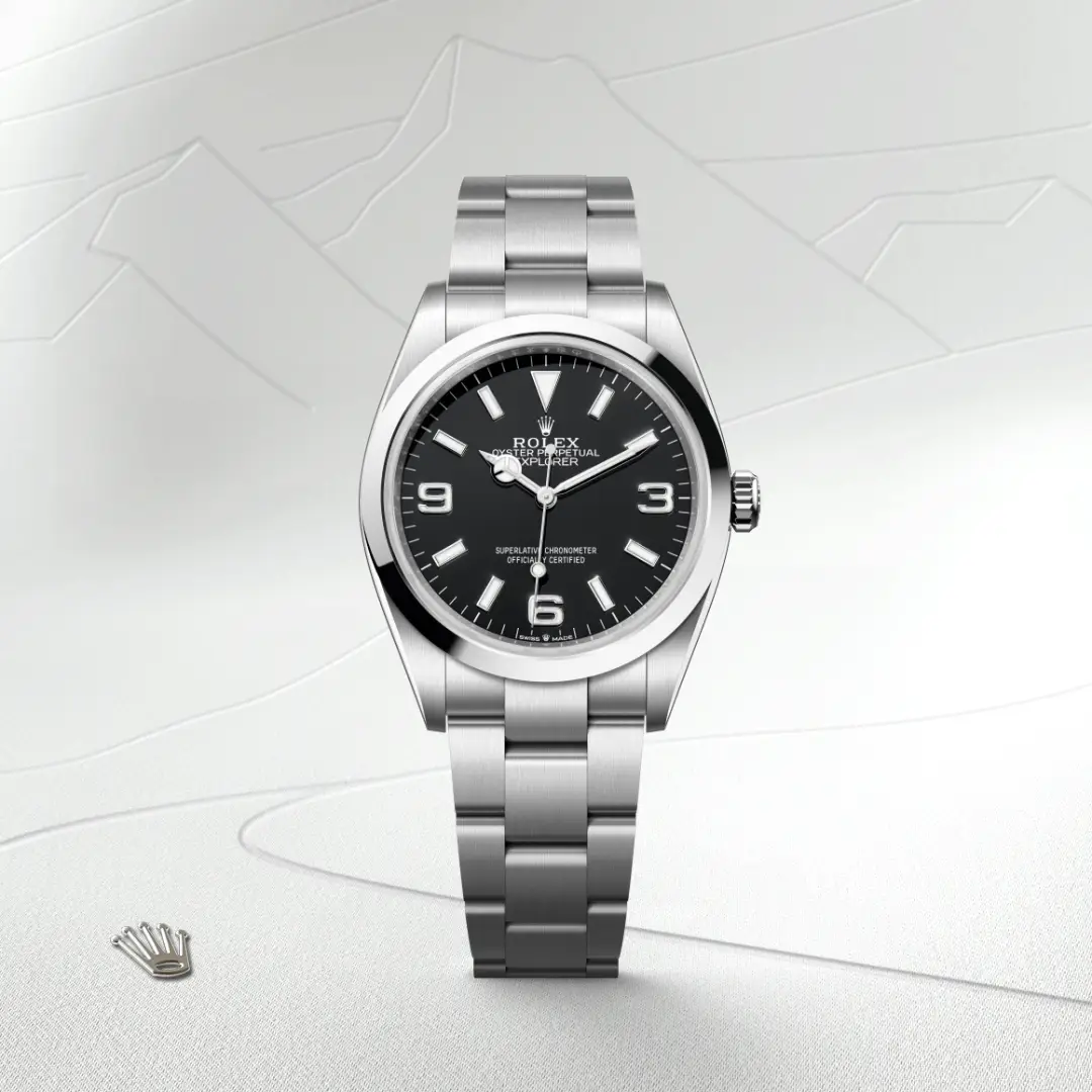 Rolex Explorer 36腕錶蠔式鋼款，M124270-0001 - 慎昌鐘錶
