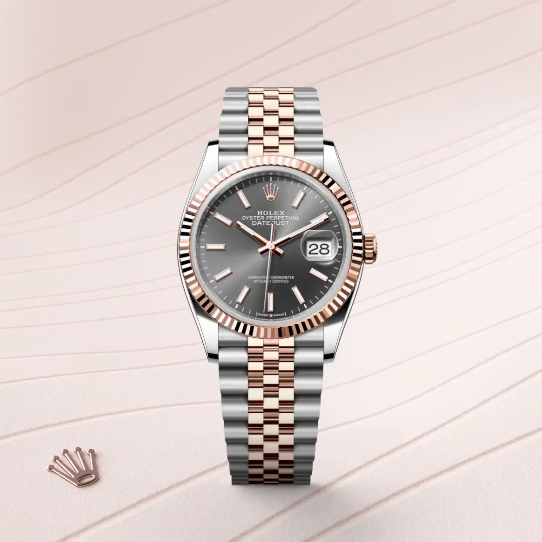 Rolex Datejust 36腕錶永恒玫瑰金鋼(蠔式鋼與永恒玫瑰金的組合)款,M126231-0013 - 慎昌鐘錶