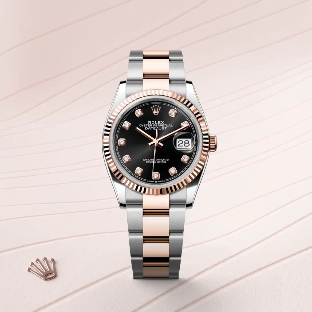 Rolex Datejust 36腕錶永恒玫瑰金鋼(蠔式鋼與永恒玫瑰金的組合)款,M126231-0020 - 慎昌鐘錶