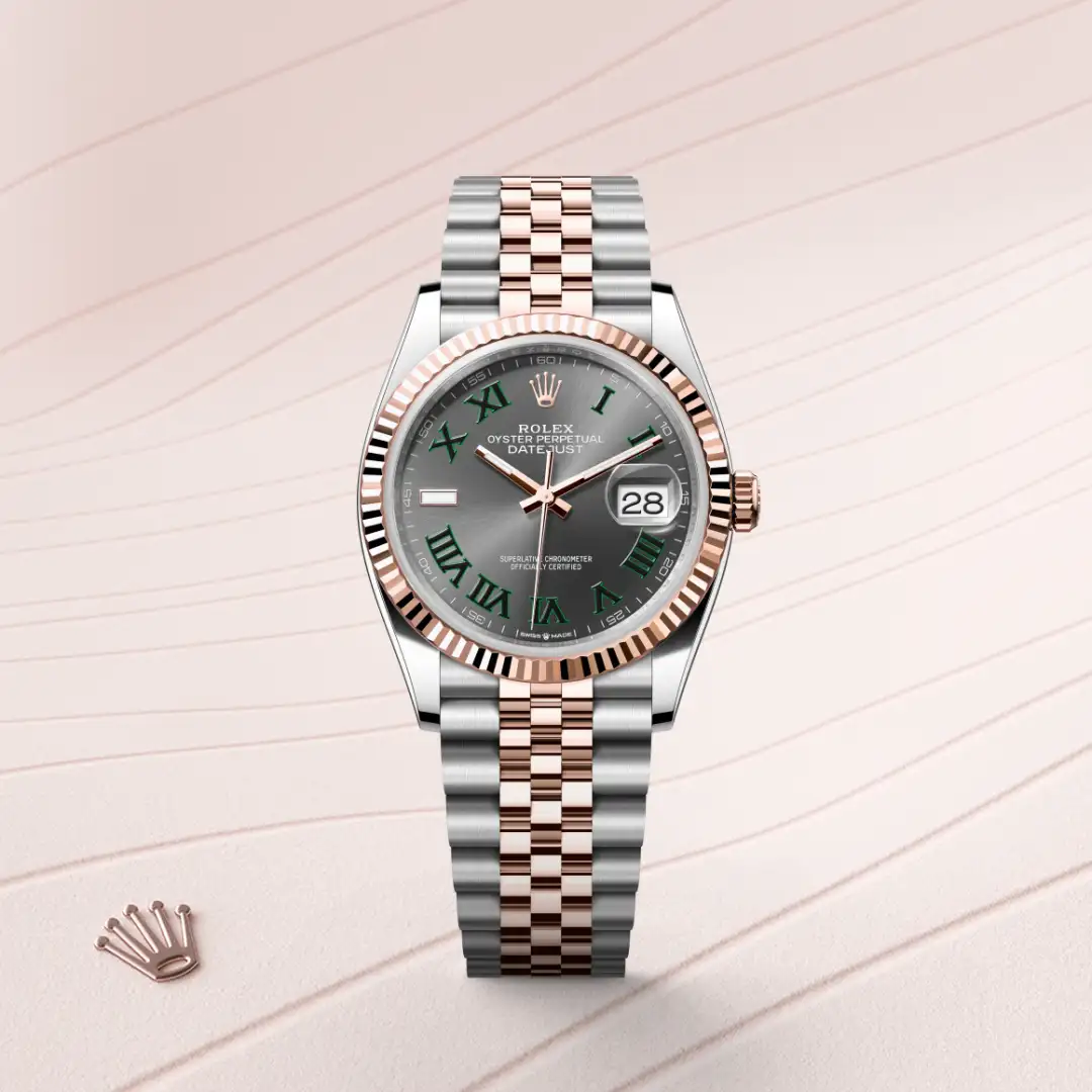 Rolex Datejust 36腕錶永恒玫瑰金鋼(蠔式鋼與永恒玫瑰金的組合)款,M126231-0029 - 慎昌鐘錶