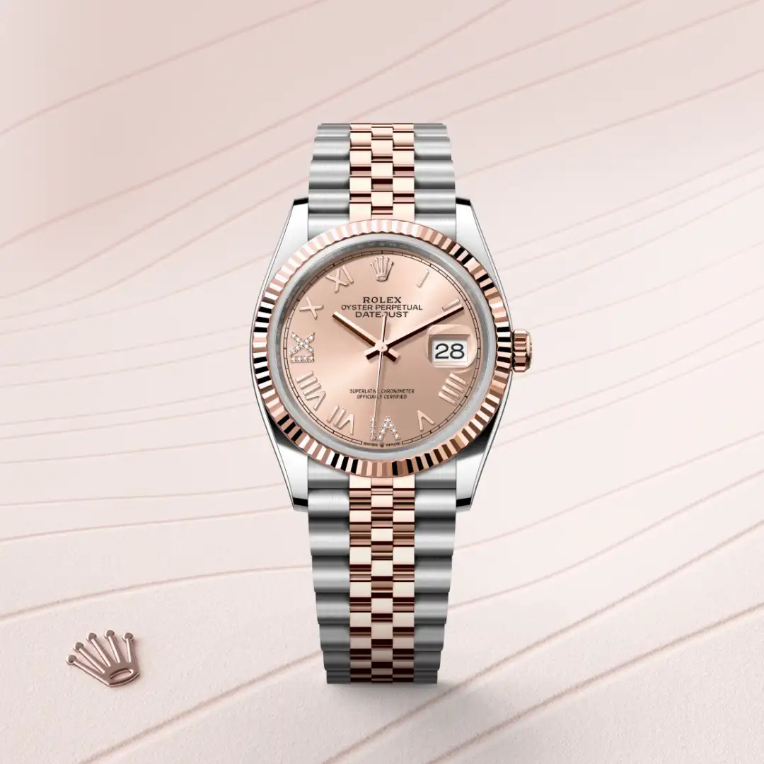 Rolex Datejust 36腕錶永恒玫瑰金鋼(蠔式鋼與永恒玫瑰金的組合)款,M126231-0049 - 慎昌鐘錶