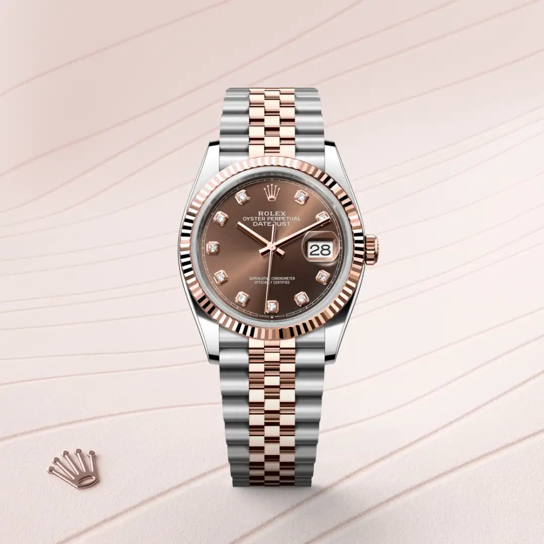 Rolex Datejust 36腕錶永恒玫瑰金鋼(蠔式鋼與永恒玫瑰金的組合)款,M126231-0053 - 慎昌鐘錶