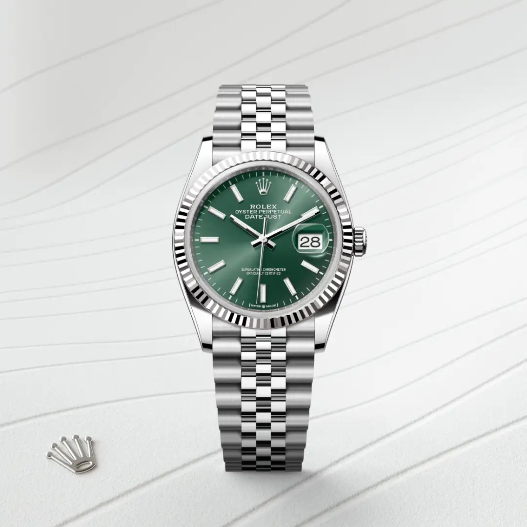 Rolex Datejust 36腕錶白色黃金鋼(蠔式鋼與白色黃金的組合)款,M126234-0051 - 慎昌鐘錶