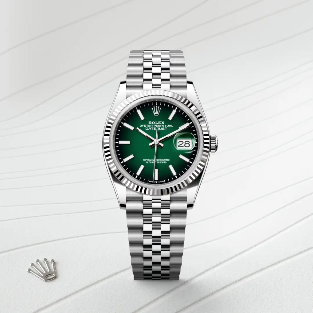 Rolex Datejust 36腕錶白色黃金鋼(蠔式鋼與白色黃金的組合)款,M126234-0059 - 慎昌鐘錶
