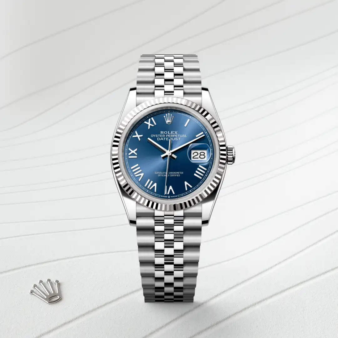 Rolex Datejust 36腕錶白色黃金鋼（蠔式鋼與白色黃金的組合）款，M126234-0069 - 慎昌鐘錶