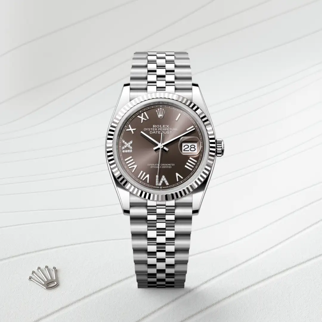 Rolex Datejust 36腕錶白色黃金鋼（蠔式鋼與白色黃金的組合）款，M126234-0071 - 慎昌鐘錶