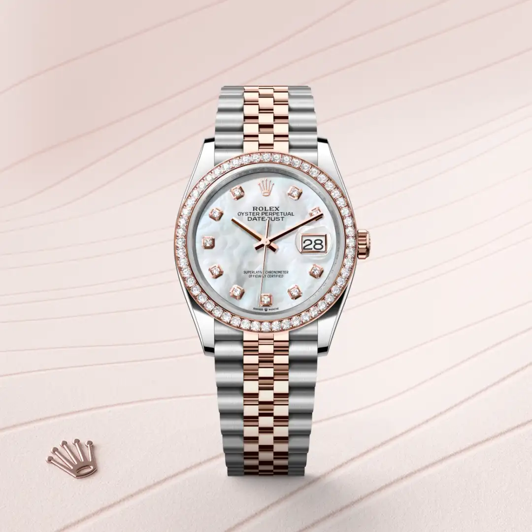 Rolex Datejust 36腕錶永恒玫瑰金鋼(蠔式鋼與永恒玫瑰金的組合)款,M126281RBR-0009 - 慎昌鐘錶