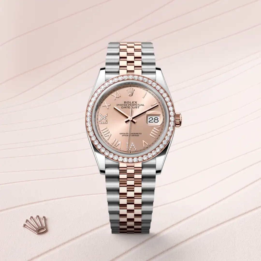 Rolex Datejust 36腕錶永恒玫瑰金鋼(蠔式鋼與永恒玫瑰金的組合)款,M126281RBR-0037 - 慎昌鐘錶