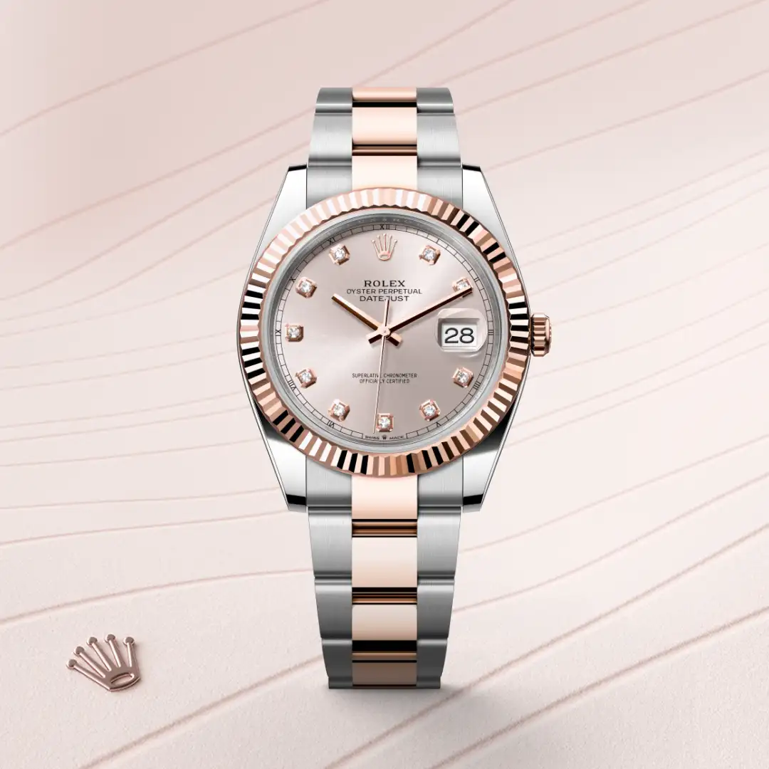 Rolex Datejust 41腕錶永恒玫瑰金鋼（蠔式鋼與永恒玫瑰金的組合）款，M126331-0007 - 慎昌鐘錶