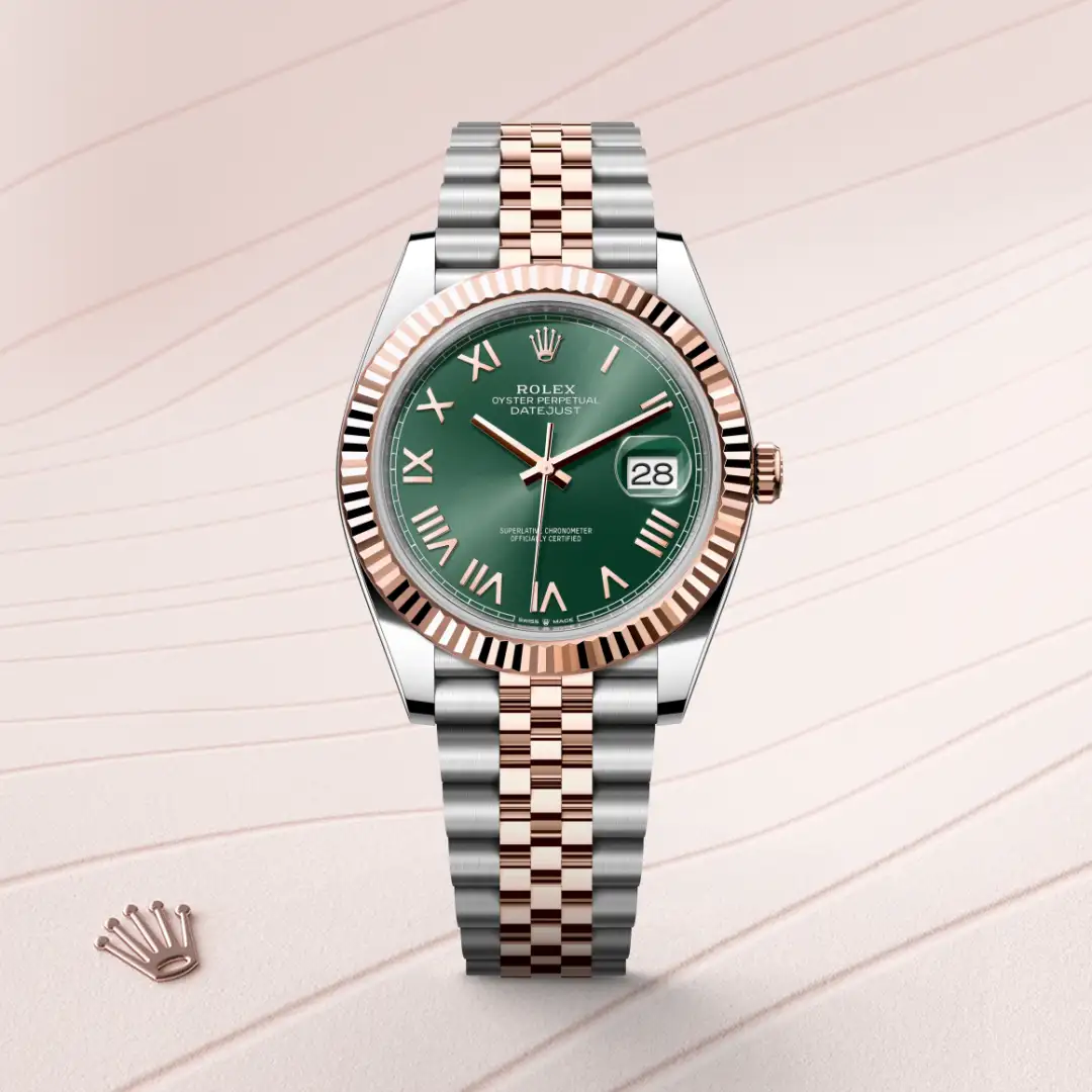 Rolex Datejust 41腕錶永恒玫瑰金鋼(蠔式鋼與永恒玫瑰金的組合)款,M126331-0022 - 慎昌鐘錶
