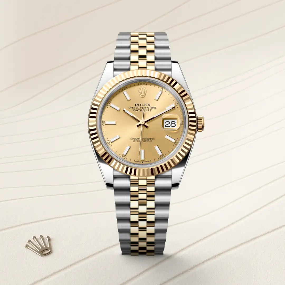 Rolex Datejust 41腕錶黃金鋼(蠔式鋼與黃金的組合)款,M126333-0010 - 慎昌鐘錶