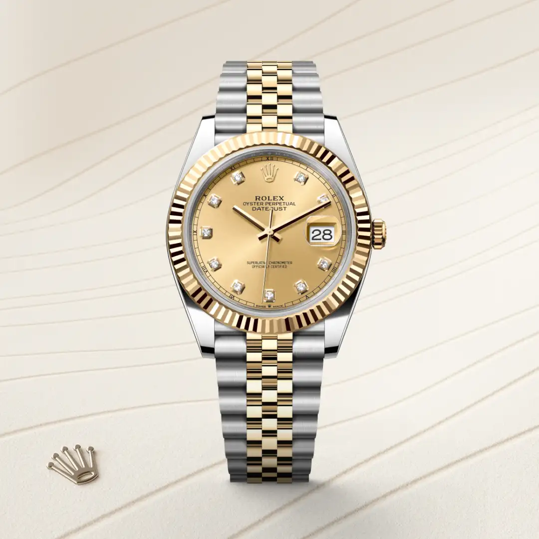 Rolex Datejust 41腕錶黃金鋼(蠔式鋼與黃金的組合)款,M126333-0012 - 慎昌鐘錶