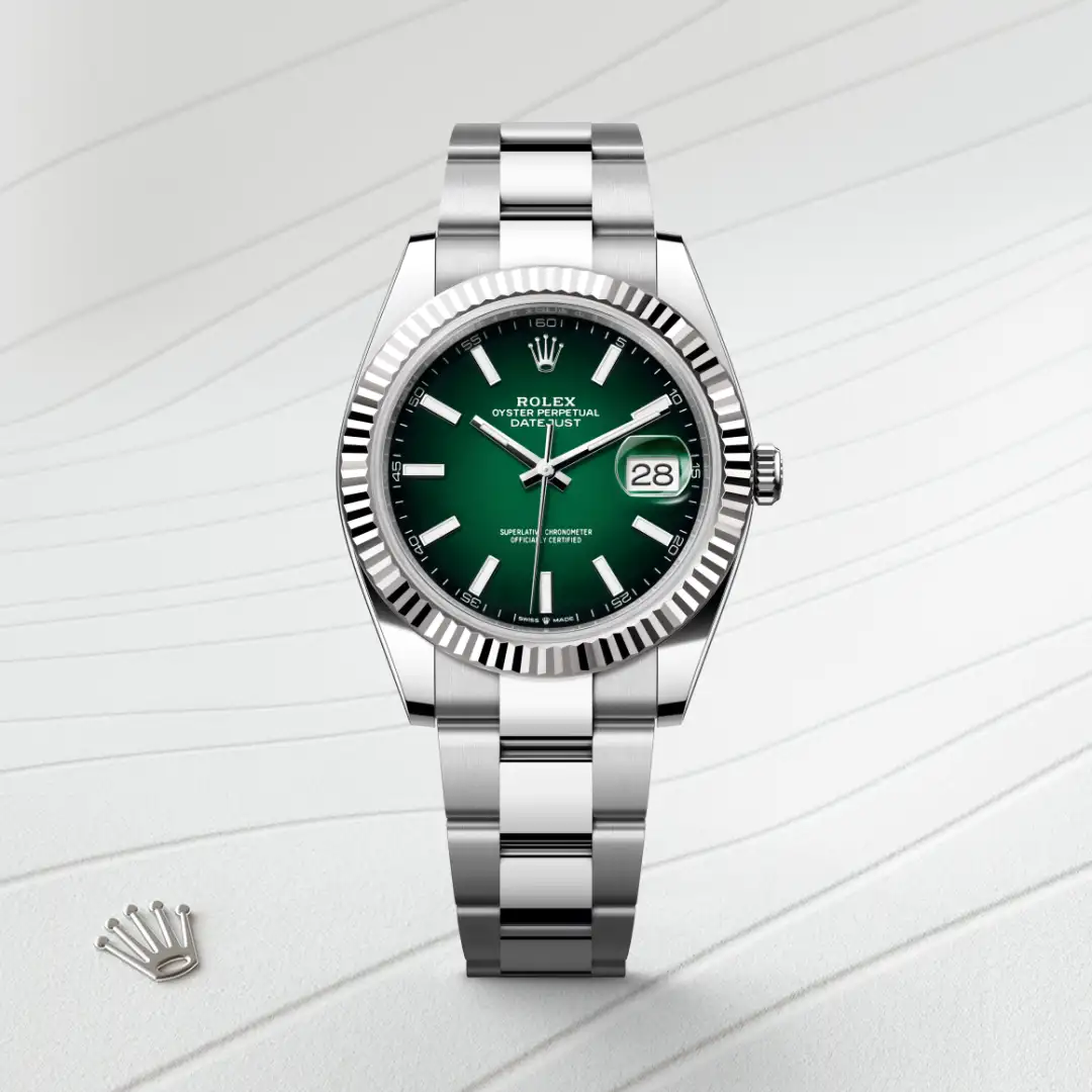 Rolex Datejust 41腕錶白色黃金鋼(蠔式鋼與白色黃金的組合)款,M126334-0033 - 慎昌鐘錶