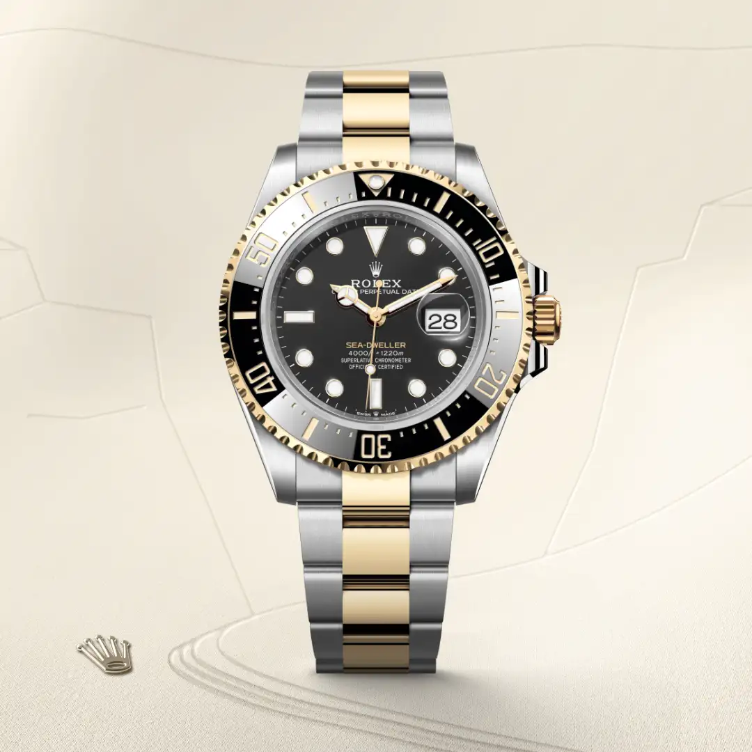 Rolex Sea-Dweller腕錶黃金鋼（蠔式鋼與黃金的組合）款，M126603-0001 - 慎昌鐘錶