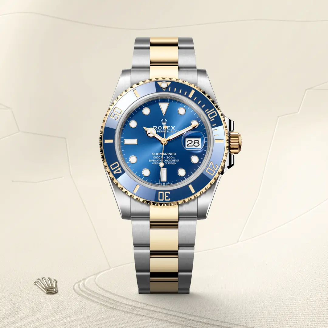 Rolex Submariner Date腕錶黃金鋼（蠔式鋼與黃金的組合）款，M126613LB-0002 - 慎昌鐘錶