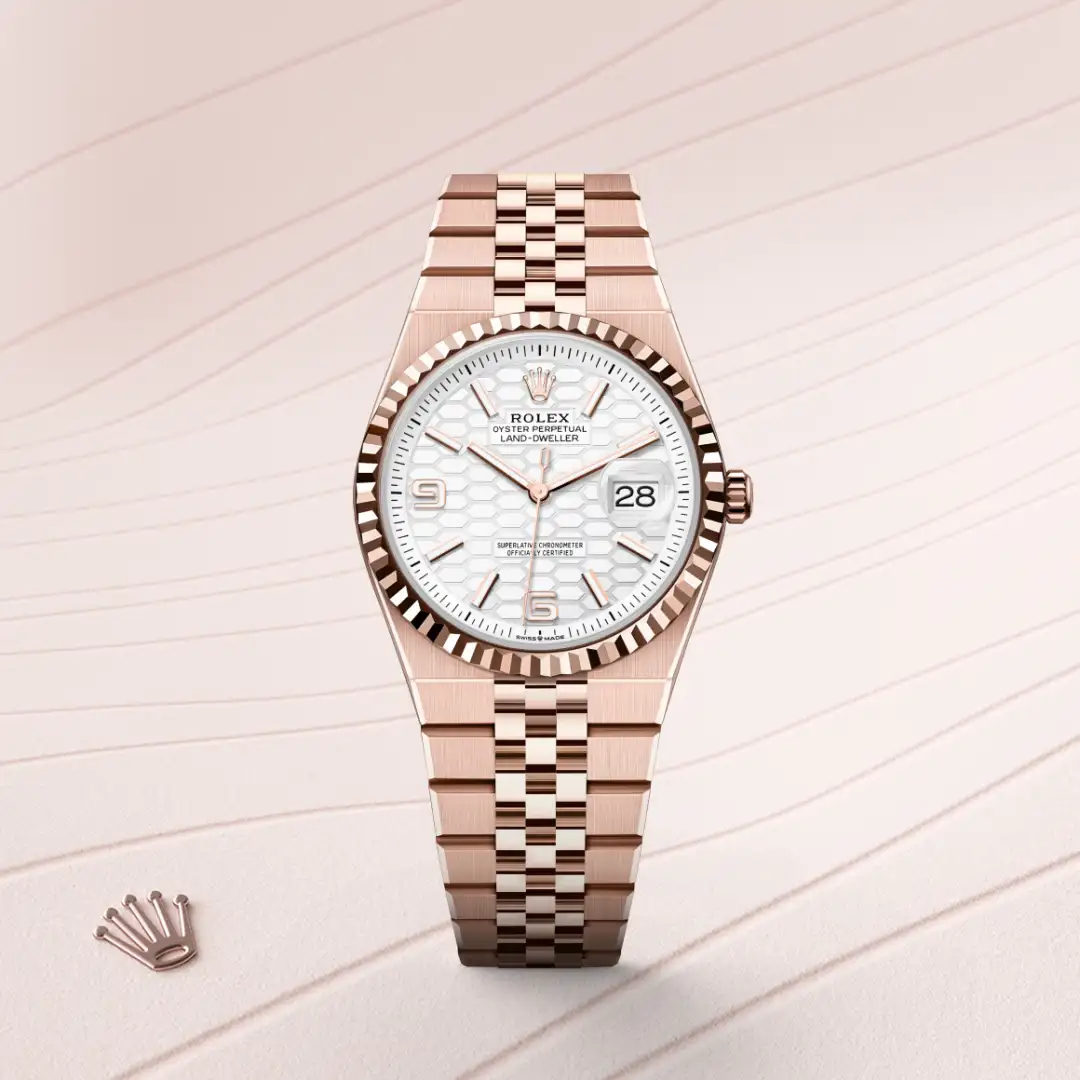 Rolex Land-Dweller 36腕錶18K永恒玫瑰金款,M127235-0001 - 慎昌鐘錶