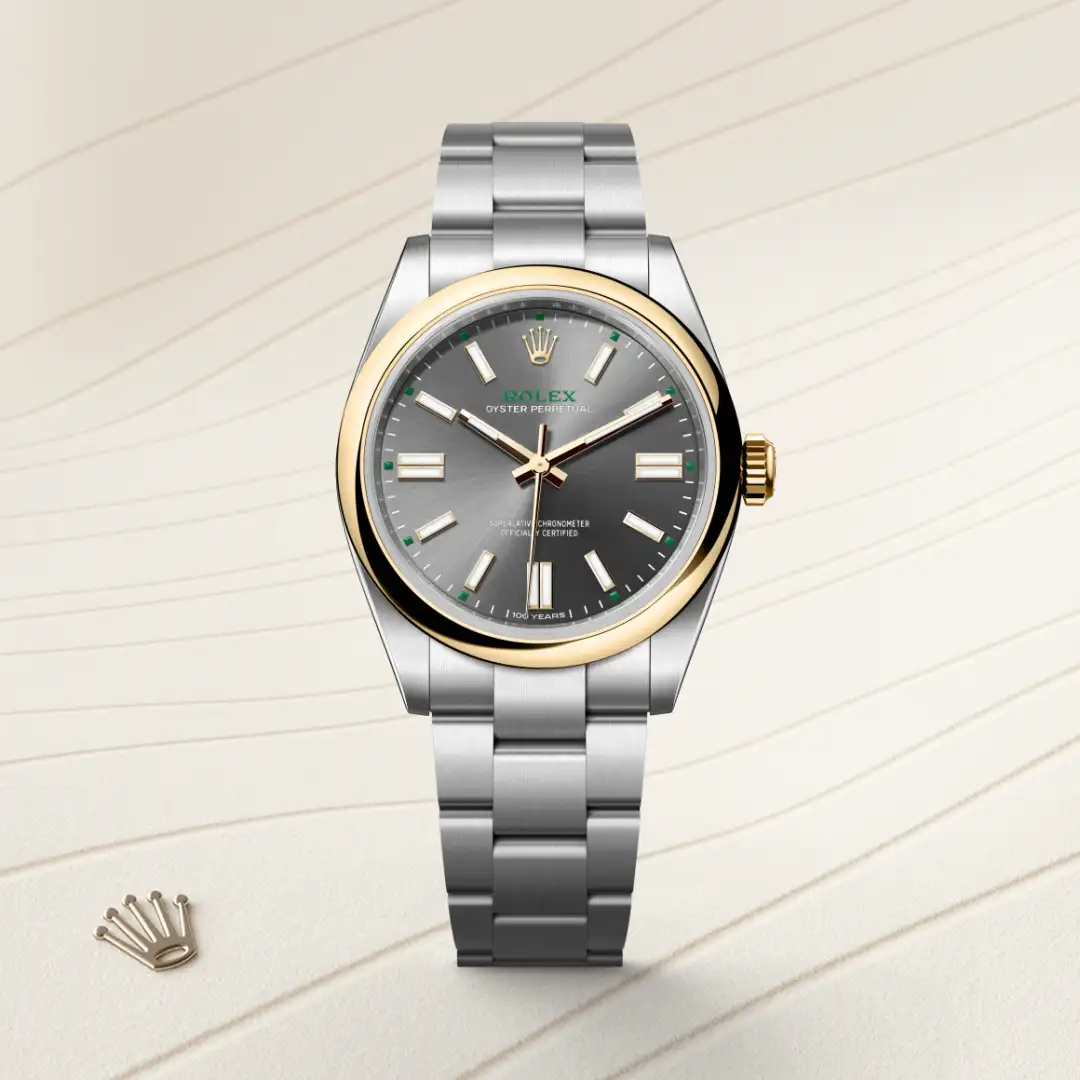 Rolex Oyster Perpetual 41腕錶黃金鋼（蠔式鋼與黃金的組合）款，M134303-0001 - 慎昌鐘錶