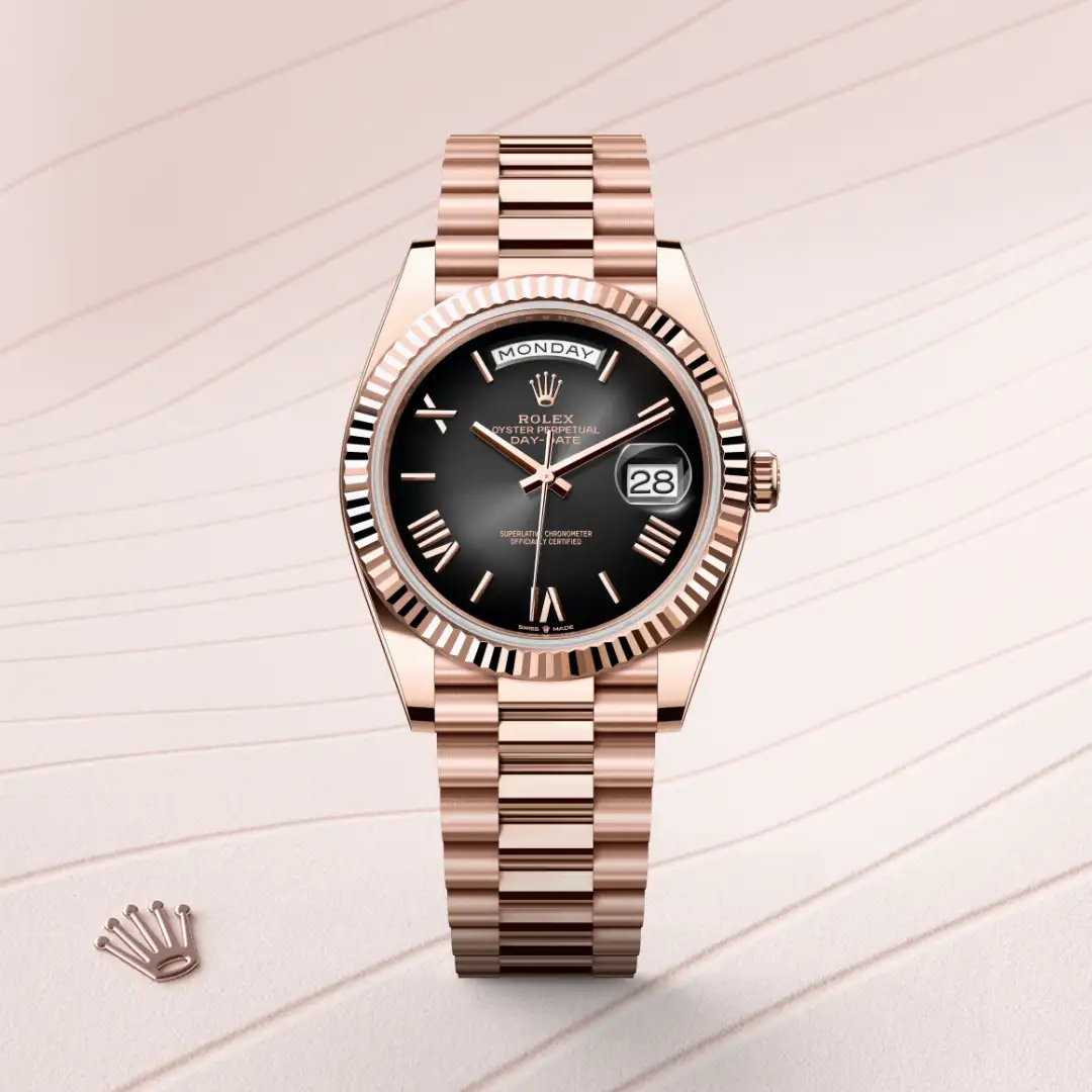 Rolex Day-Date 40腕錶18K永恒玫瑰金款，M228235-0055 - 慎昌鐘錶