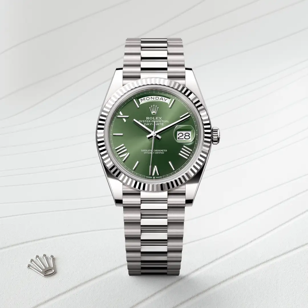Rolex Day-Date 40腕錶18K白色黃金款，M228239-0033 - 慎昌鐘錶