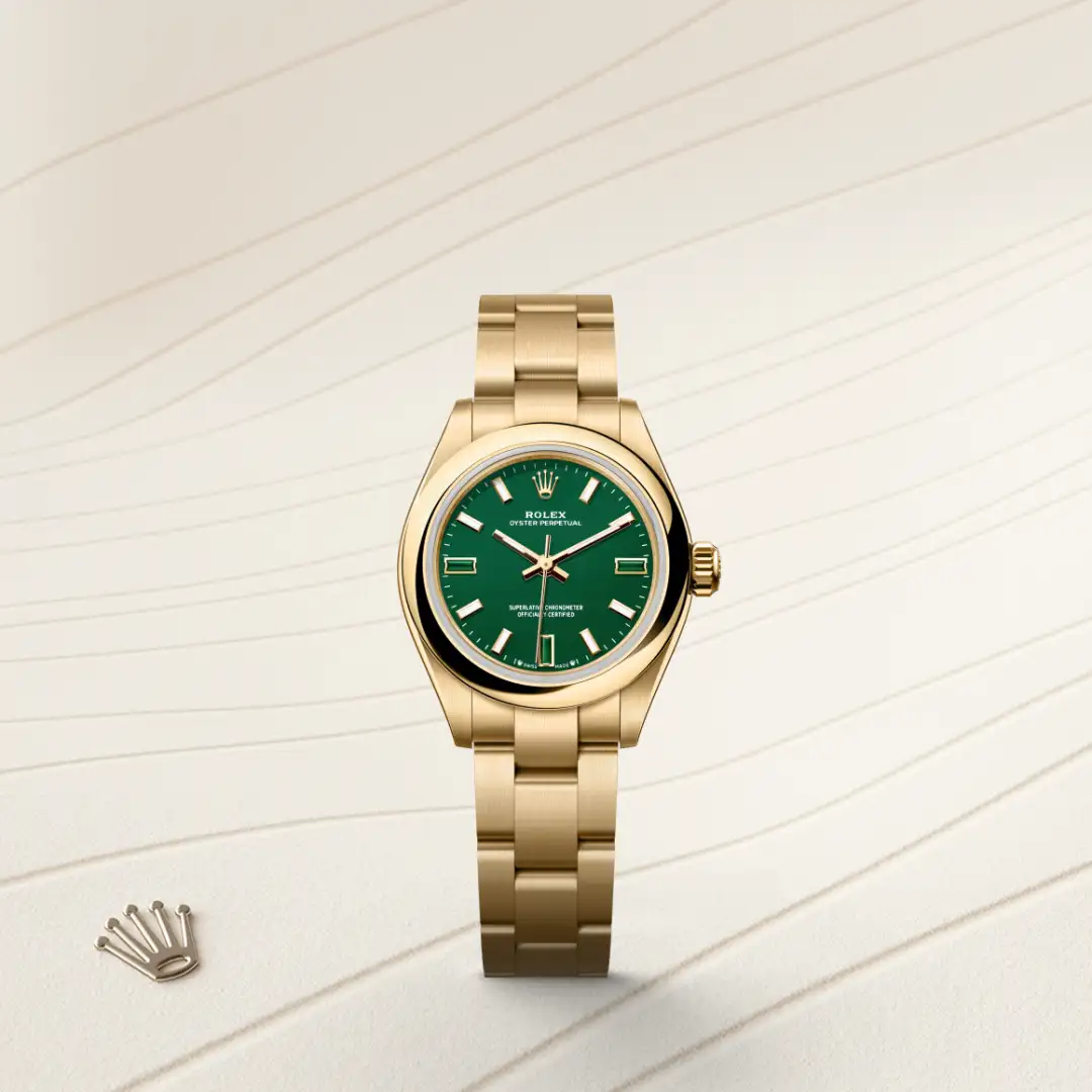 Rolex Oyster Perpetual 28腕錶18K黃金款，M276208-0002 - 慎昌鐘錶