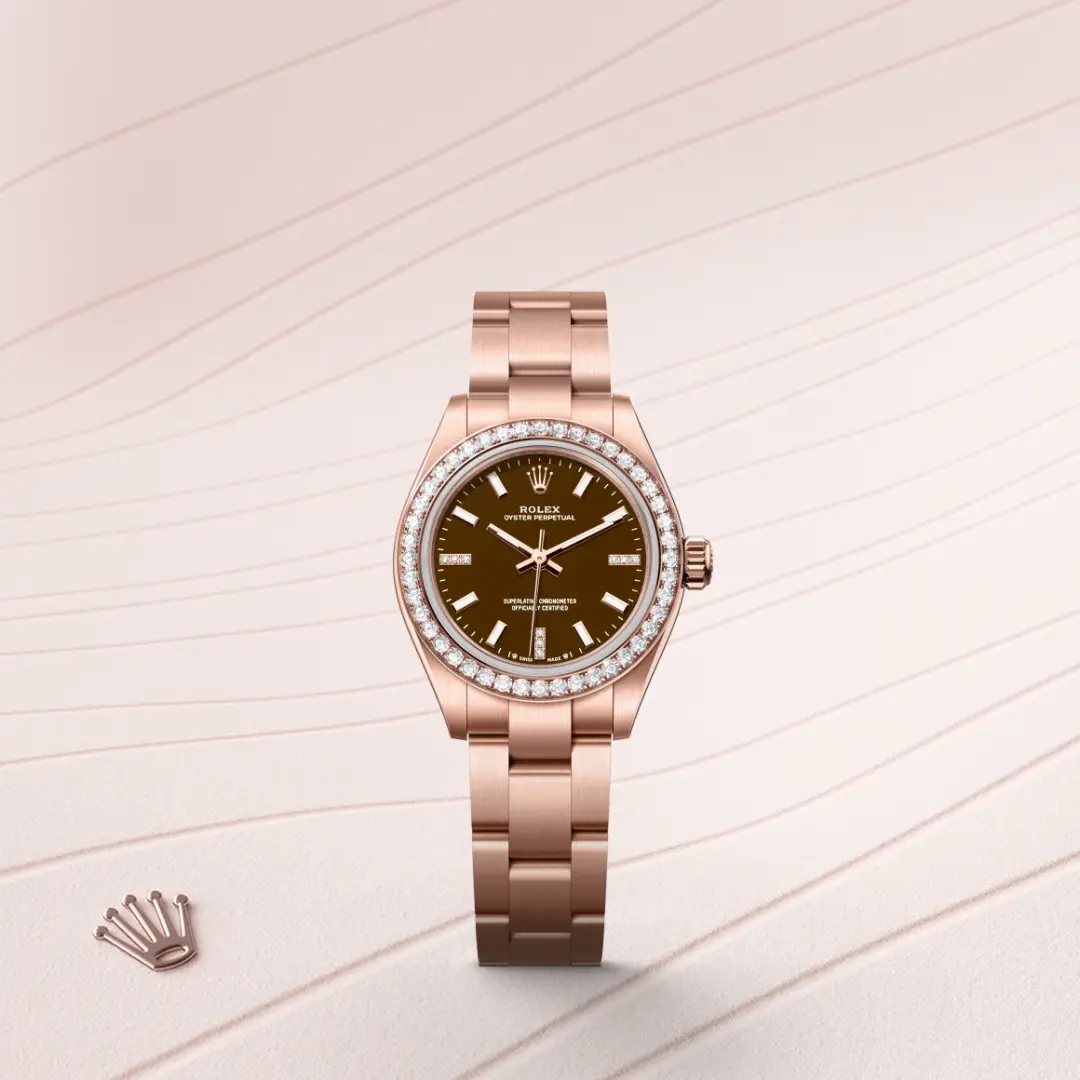 Rolex Oyster Perpetual 28腕錶18K永恒玫瑰金款，M276245RBR-0002 - 慎昌鐘錶