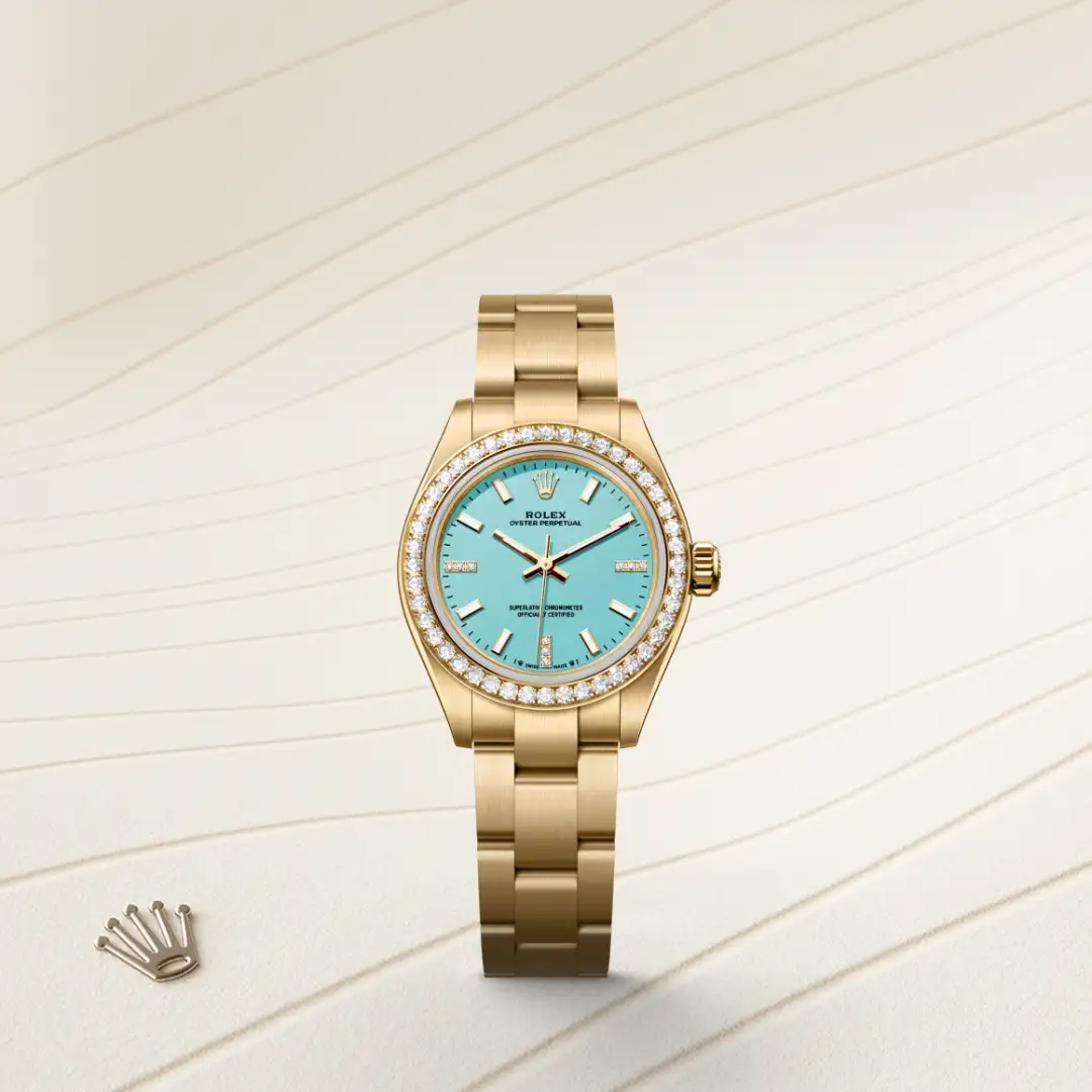 Rolex Oyster Perpetual 28腕錶18K黃金款，M276248RBR-0001 - 慎昌鐘錶