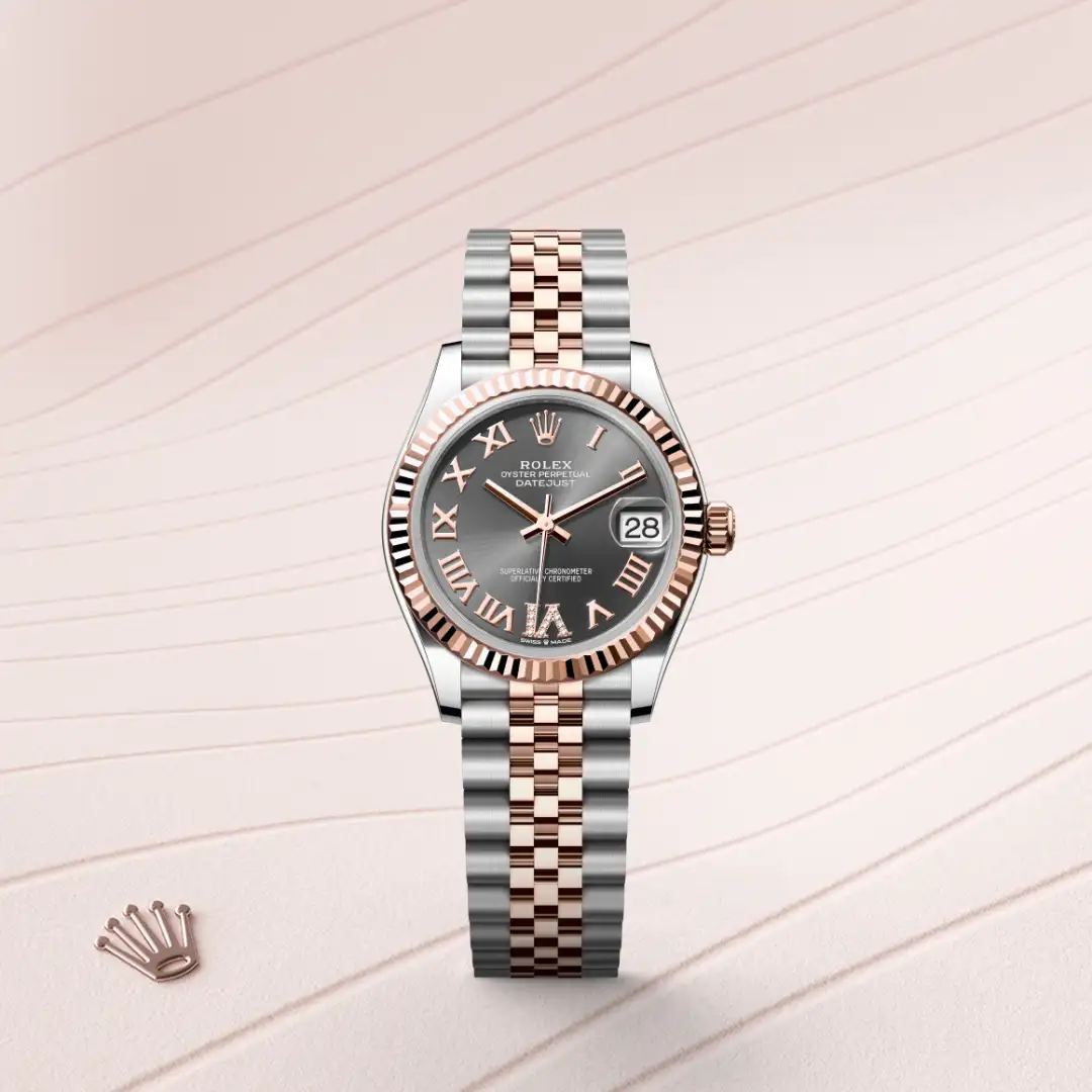 Rolex Datejust 31腕錶永恒玫瑰金鋼(蠔式鋼與永恒玫瑰金的組合)款,M278271-0030 - 慎昌鐘錶
