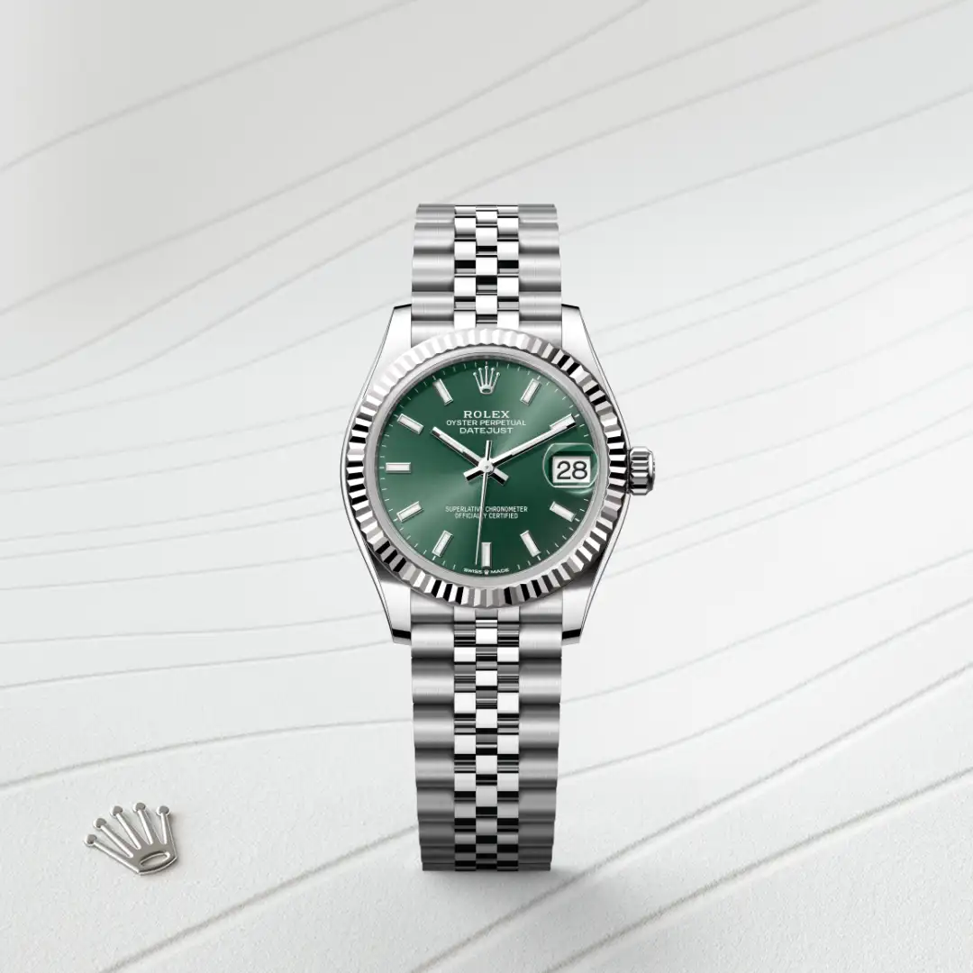 Rolex Datejust 31腕錶白色黃金鋼（蠔式鋼與白色黃金的組合）款，M278274-0018 - 慎昌鐘錶