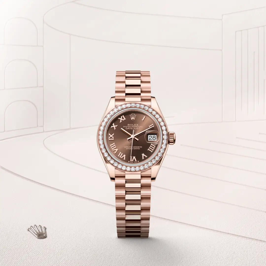 Rolex Lady-Datejust腕錶18K永恒玫瑰金款，M279135RBR-0016 - 慎昌鐘錶