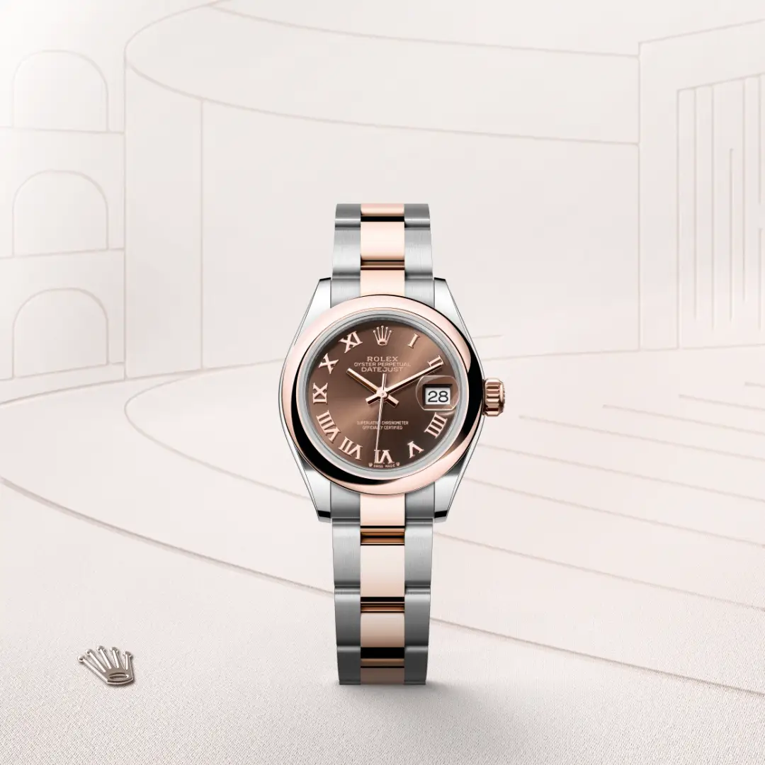 Rolex Lady-Datejust腕錶永恒玫瑰金鋼(蠔式鋼與永恒玫瑰金的組合)款,M279161-0010 - 慎昌鐘錶