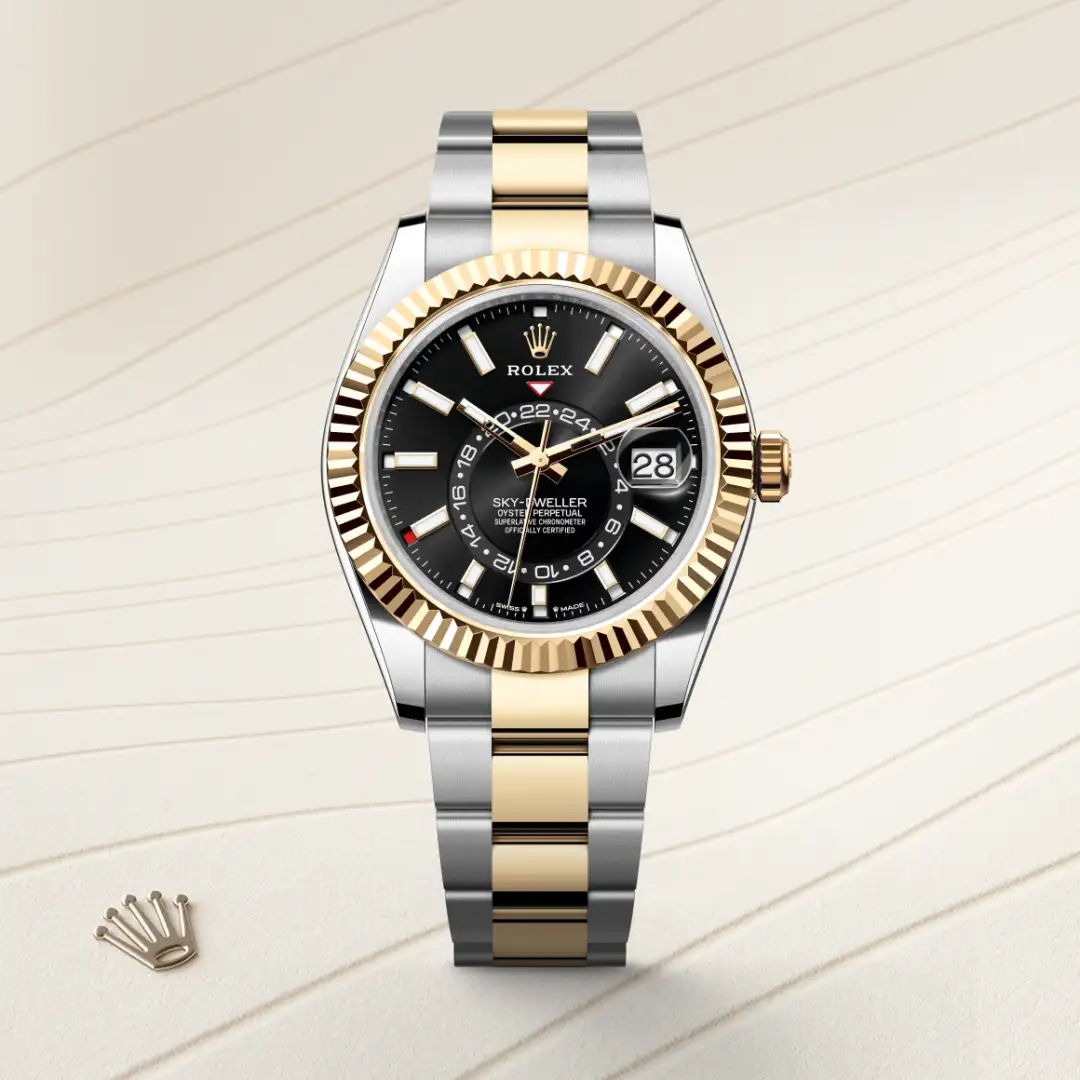 Rolex Sky-Dweller腕錶黃金鋼(蠔式鋼與黃金的組合)款,M336933-0003 - 慎昌鐘錶
