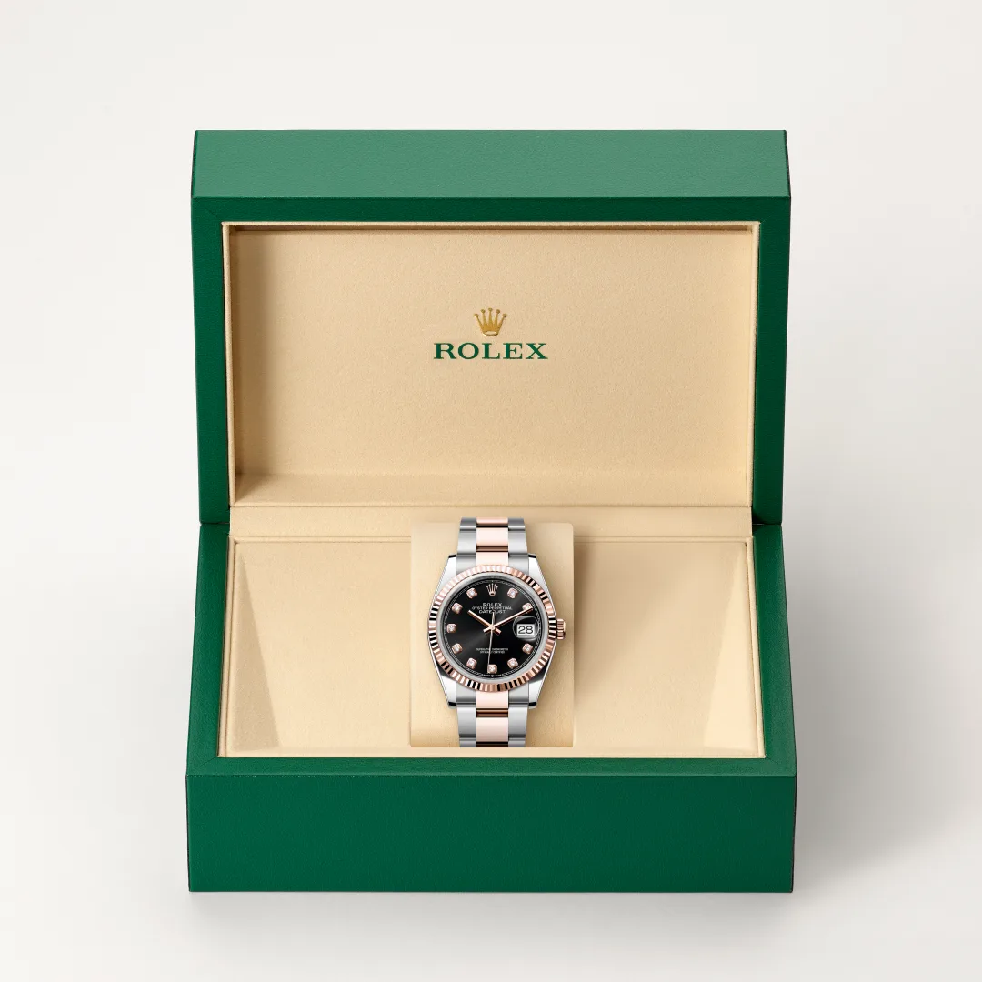 Rolex Datejust 36腕錶永恒玫瑰金鋼(蠔式鋼與永恒玫瑰金的組合)款,M126231-0020 - 慎昌鐘錶
