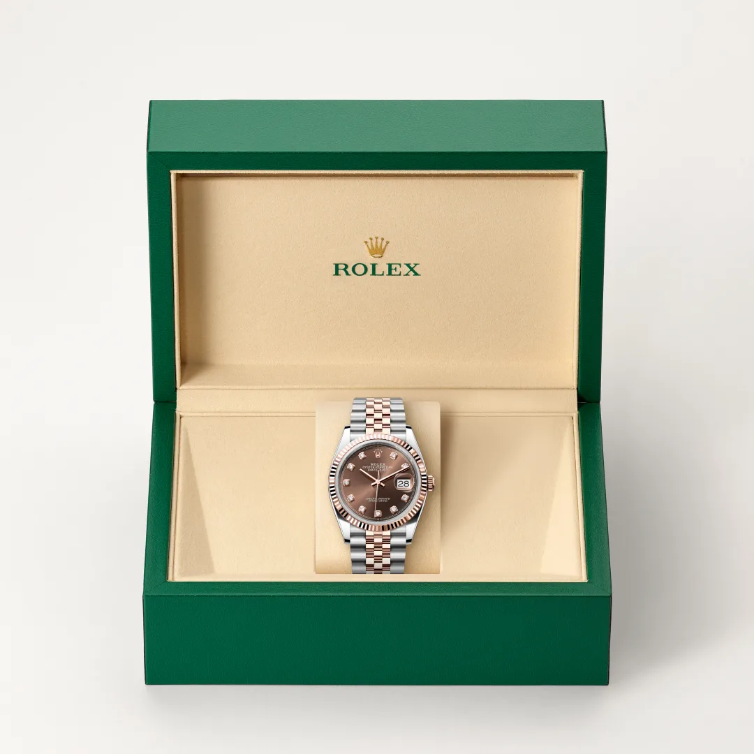 Rolex Datejust 36腕錶永恒玫瑰金鋼(蠔式鋼與永恒玫瑰金的組合)款,M126231-0053 - 慎昌鐘錶