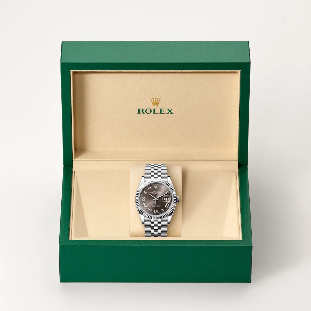 Rolex Datejust 36腕錶白色黃金鋼（蠔式鋼與白色黃金的組合）款，M126234-0071 - 慎昌鐘錶