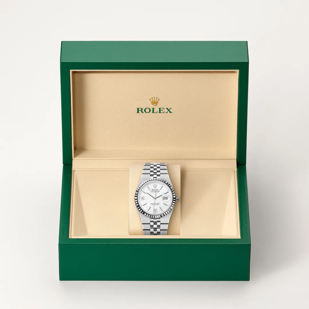 Rolex Land-Dweller 36腕錶白色黃金鋼(蠔式鋼與白色黃金的組合)款,M127234-0001 - 慎昌鐘錶
