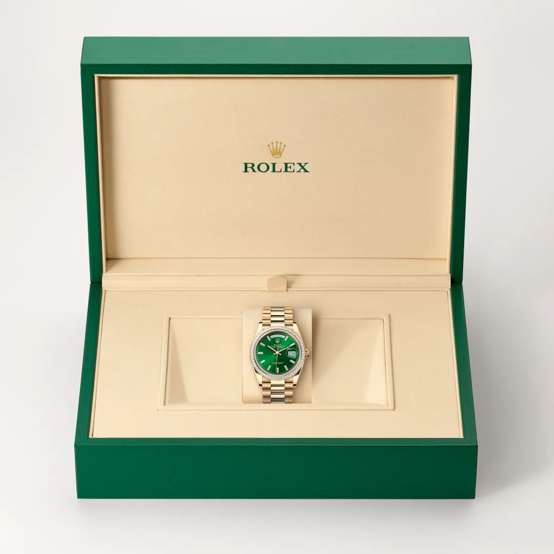 Rolex Day-Date 36腕錶18K黃金款，M128398TBR-0035 - 慎昌鐘錶