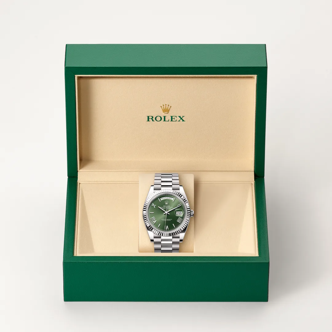 Rolex Day-Date 40腕錶18K白色黃金款，M228239-0033 - 慎昌鐘錶
