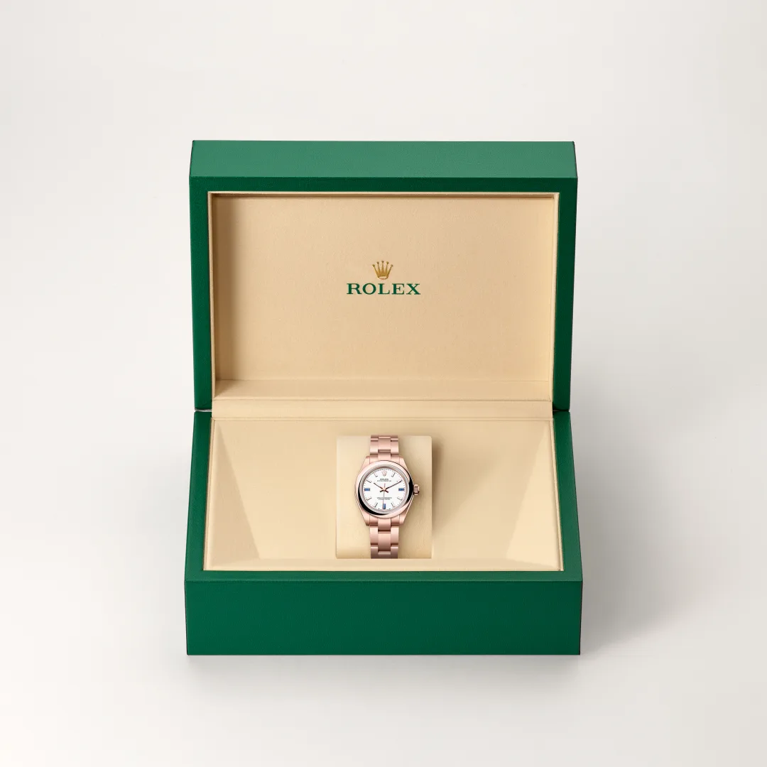 Rolex Oyster Perpetual 28腕錶18K永恒玫瑰金款,M276205-0002 - 慎昌鐘錶
