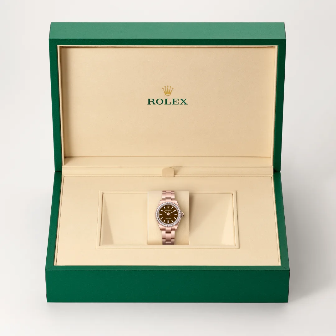 Rolex Oyster Perpetual 28腕錶18K永恒玫瑰金款，M276245RBR-0002 - 慎昌鐘錶