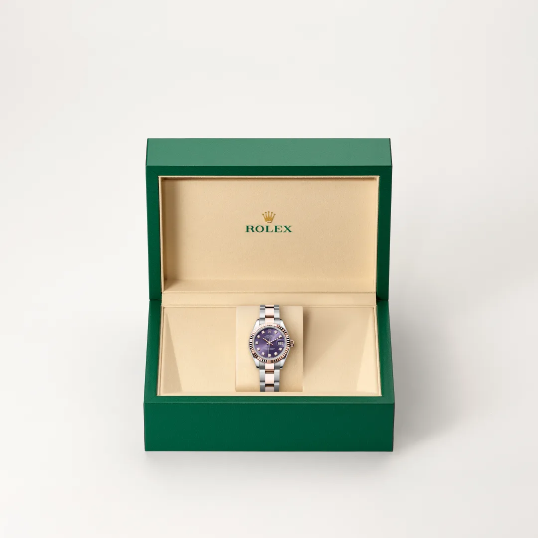 Rolex Lady-Datejust腕錶永恒玫瑰金鋼(蠔式鋼與永恒玫瑰金的組合)款,M279171-0016 - 慎昌鐘錶